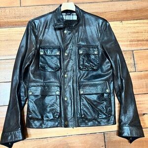 Belstaff Leather moto jacket. Size L